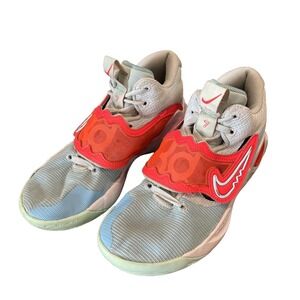 Nike KD Trey 5 X EP Mens Sz 8 'Blue Chill Bright Crimson Mint' Basketball Shoes